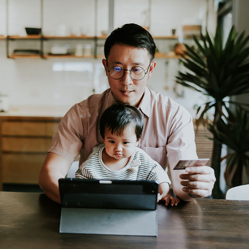 Ecommerce Customer Making Purchase